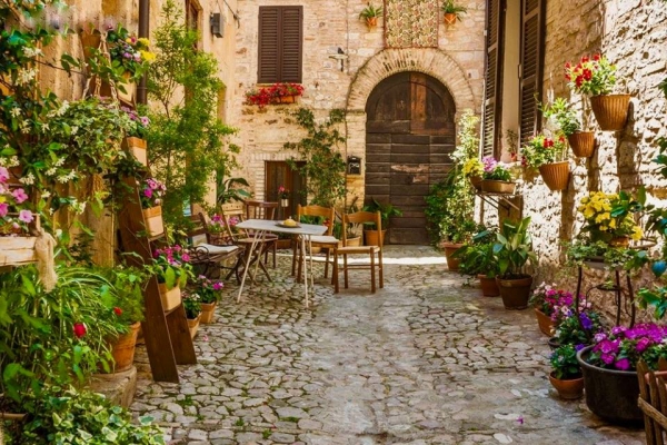 Spello historic centre